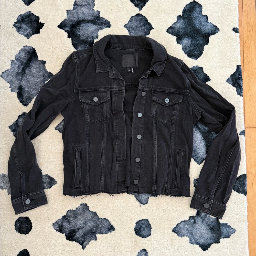 PAIGE Charcoal Jean Jacket